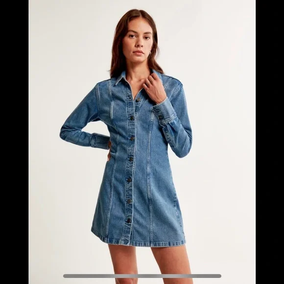 Abercrombie Fitch Dresses Denim Shirt Dress Tall Poshmark